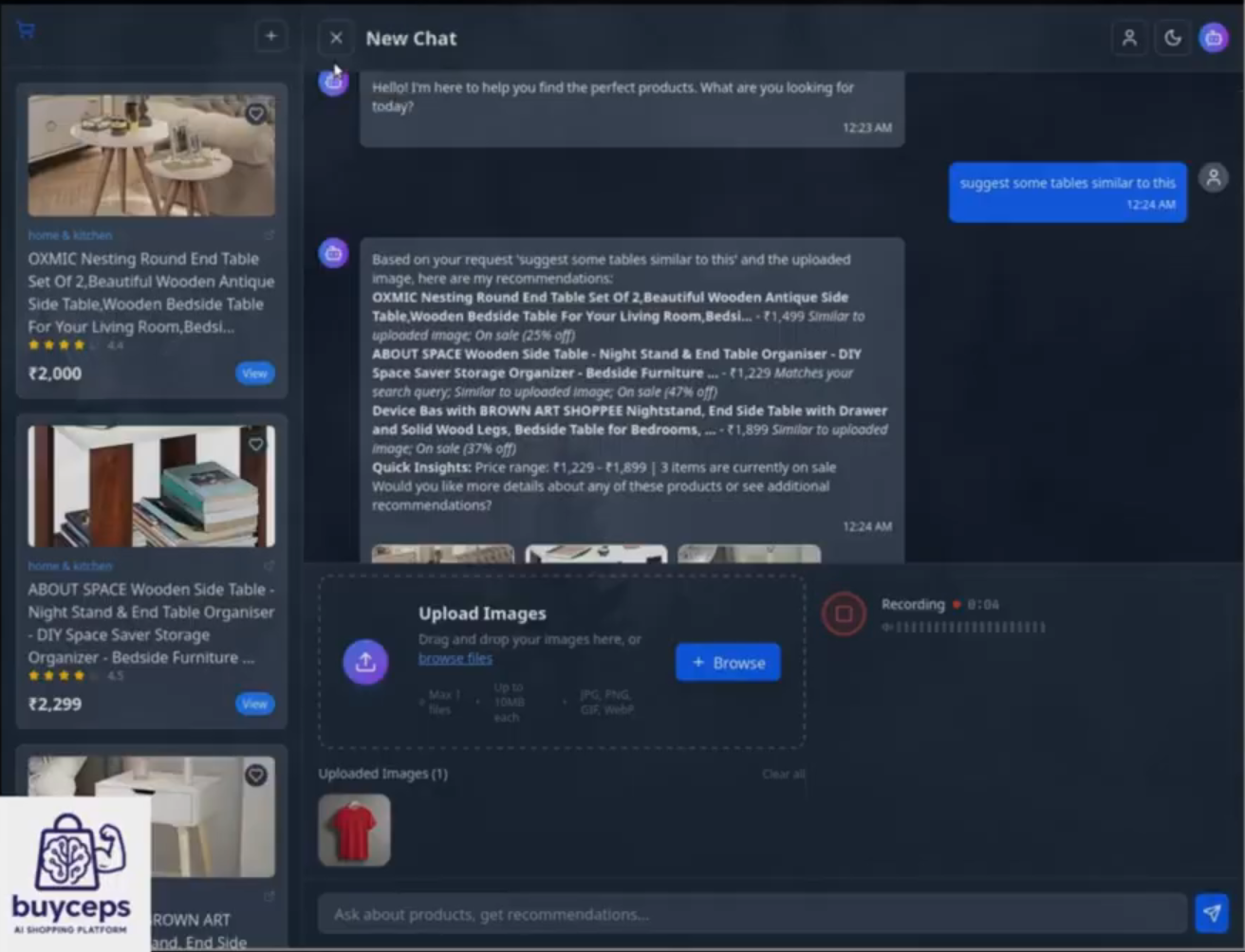 AI Shopping Assistant